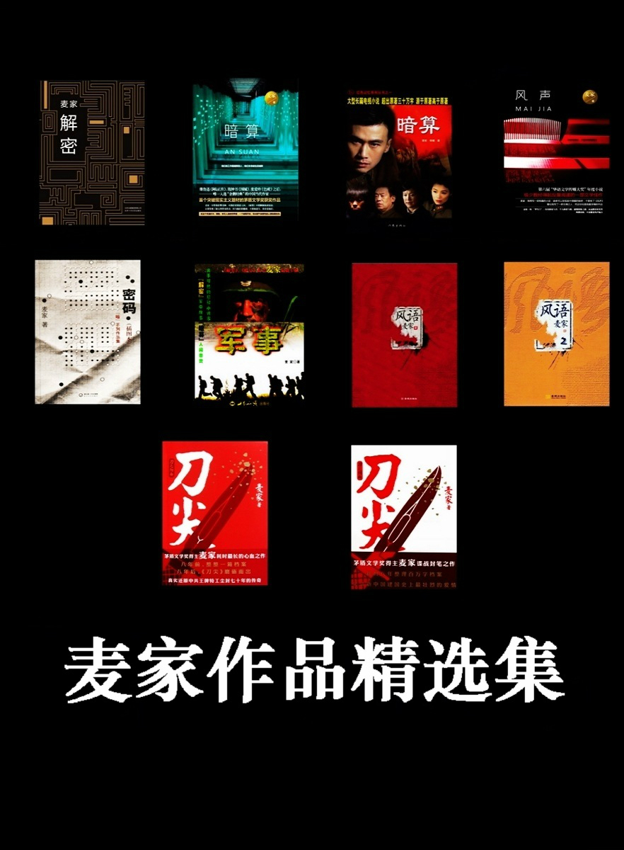 麦家作品精选集（共十册）